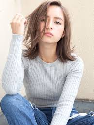 ストレート外ハネミディアム ミディアム ビューティーboxヘアカタログ セミロングのヘアカット ヘアスタイル ショートのヘアスタイル