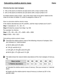 In the average atomic massgizmo, you will learn how to find the average mass of an element using an instrument called a mass spectrometerto begin, check that carbon is selected and the isotope mixis custom. Isotopes Worksheet Answers Extension Questions