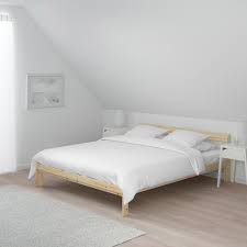 Beech veneer, birch veneer, adhesive resin as coating. Neiden Bed Frame Pine 140x200 Cm Ikea