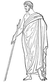 You can print out and color this zeus the greek king of the gods coloring page or color online. Daily Life In Ancient Greece Coloring Pages