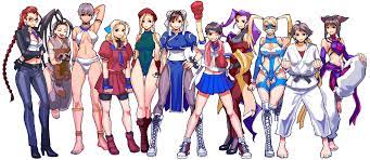 Safebooru 6 Girls Ahoge Animal Ankle Wraps Anklet Antenna Hair Bandages Bare Legs Bare Shoulders Ba Street Fighter Characters Ryu Street Fighter Fighter Girl