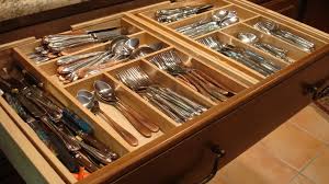 wood kitchen drawer organizer