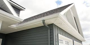 Black soffit and fascia with white windows. Soffit And Fascia Maintenance Free Systems Western Products