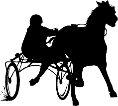 Harness Racing 1 Horse Clip Art Harness Racing Silhouette Art