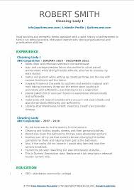Don't be shy about the fact you're seeking employment. Cleaning Lady Resume Samples Qwikresume
