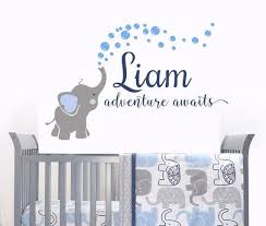 Pin By Rosa Palloma On Menino In 2020 Baby Boy Room Decor Elephant Baby Boy Nursery Wall Decals Girl