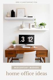 See more ideas about home office, home, home office design. Viv S Home Office Tour Midcentury Modern Inspired Viv Tim Office Design Inspiration Workspace Inspiration Desks Home Office Decor