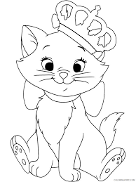 The aristocats is the latest animated film that involved the great walt disney before his death in 1966. Aristocats Coloring Pages Cartoons Aristocats 22 Printable 2020 0621 Coloring4free Coloring4free Com