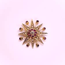 starburst brooch
