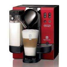 A stylish machine that makes espressos, lattes, and more. Lattissima Nespresso Capsule Machine In Red Nespresso Single Cup Coffee Maker Coffee Machine