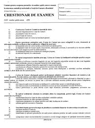 Agencia provincial de seguridad vial. Chestionar Examen Autoritatea De Audit Curtea De Conturi 29092018