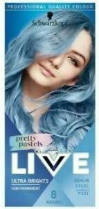 It would be best to go to a salon. 2 X Schwarzkopf Live Intense Or Pastel Denim Steel Blue Semi Permanent Hair Dye Ebay