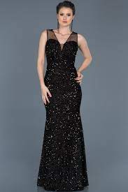Siyah Payetli Balik Abiye Elbise Abu579 Elbise The Dress Elbiseler