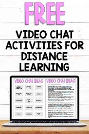 Fun Video Chat Activities To Try During Distance Learning Educate With Ease In 2020 Distance Learning Digital Learning Classroom Online Teaching