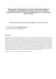 Frecuentemente para hacerlos más emocionantes, se forman equipos de algún juego predeportivo y se llevan a cabo torneos, con el fin de enseñar la sana competencia y el trabajo en equipo. Pdf Impacto De Los Materiales Autoconstruidos Sobre La Diversion Aprendizaje Satisfaccion Motivacion Y Expectativas Del Alumnado De Primaria En La Ensenanza Del Palados