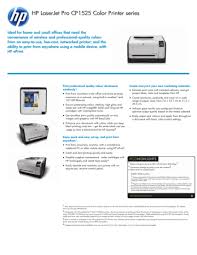 Check and fix hp printer issues: Hp Ce874a Datasheet Manualzz