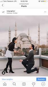 Surprise Proposal In Istanbul Photographer Surprise Proposal Vacation Photography