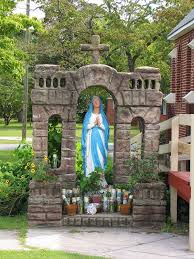 Mary Shrine Catholic Shrines Prayer Garden Grotto Design