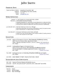 These resume templates are completely free to download. Latex Templates Curricula Vitae Resumes