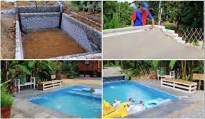 Cat epoksi adalah cat berbasis solven (pelarut) yang tahan terhadap. Atuk Buat Kolam Renang Untuk Cucu Mandi Hasilnya Macam Kolam Renang Resort