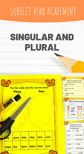 Subject Verb Agreement Worksheets In 2020 Subject And Verb Subject Verb Agreement Verb