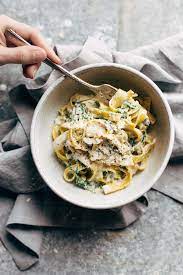 5 ingredient creamy kale pasta pinch of yum recette cuisine italienne repas bon plat