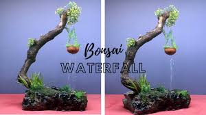 A durable tree, designed for outdoor gardens, the chinese elm can also be displayed indoors for extended periods of time. Amazing Bonsai Tree Waterfall Fountain How To Make Waterfall Diy Youtube