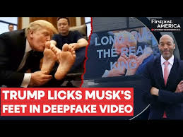 AI Video of Trump Kissing Elon Musk's Feet Sparks Chaos in Washington |  Firstpost America | N18G