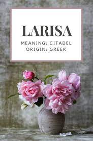 Baby Girl Name Larisa Meaning Citadel Origin Greek Nicknames Lara Girl Names Baby Girl Names Unique Baby Names