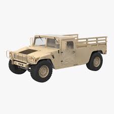 Military Cargo Troop Carrier Hmmwv M1038 3d Model Military 3d Model Army Vehicles