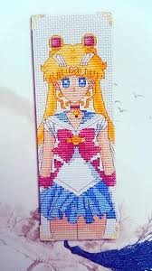 Kawaii cross stitch geek cross stitch counted cross stitch patterns cross stitch designs cross stitch embroidery modele pixel art pixel art grid pixel art templates counted cross stitches. Amazon Com Sailor Moon Series 3 Cross Stitch Kits Egyptian Cotton 100 Cotton 14ct Aida Diy Book Markers Cross Stitch Kits