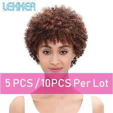 Afro curly hair has always been synonymous with having to take years to grow out type 4 hair. Wholesale Lekker Short Curly Weave Human Hair Wigs For Women Brazilian Afro Kinky Curly Bob Wig Machine Made None Lace Remy Wigs Full Machine Wigs Aliexpress