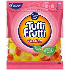 Перевод песни tutti frutti — рейтинг: Tutti Frutti Passion 180g Ditt Svenska Skafferi