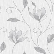 161 grey hd wallpapers and background images. Vymura Synergy Glitter Floral Wallpaper Dove Grey White Silver Wallpaper From I Love Wallpaper Uk