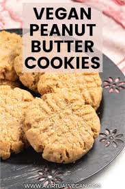 Vegan Peanut Butter Cookies Recipe In 2020 Vegan Peanut Butter Cookies Vegan Peanut Butter Butter Cookies