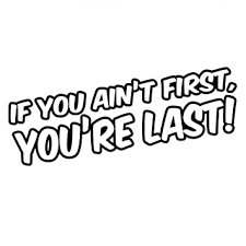 With so many great minds in our recorded history, you're bound to run across at least one great quote that puts life in perspective or inspires you to do great things. Funny Ricky Bobby Quote If You Ain T First You Re Last 8 Vinyl Sticker Car Decal 8 Black Amazon In Car Motorbike
