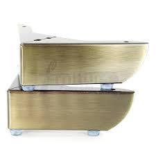 4 X Metal Furniture Feet Brushed Brass Finish Replacement Legs Etsy Furniture Feet Metal Furniture Brass Furniture
