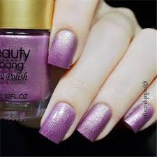 9ml Light Purple Glitter Temperature Color Changing Thermal Nail Polish For Manicure Beautybigbang
