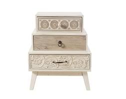Table de cuisine fait au quebec. Comodino Destrutturato 3 Cassetti A Motivi Rumba Con Cassetti Beige Shabby Provenzale Comodini Homelook