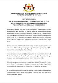 Jun 28, 2021 · the sc said that auditors are duty bound to do what kpmg did, as outlined by the capital markets and services act 2007. Jabatan Perdana Menteri Facebook