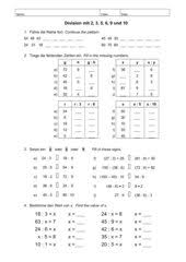 Alle aufgaben ähnlich den 1x1 aufgaben von mir gestaltet. Mathematik Arbeitsmaterialien Einfuhrung Division Umkehraufgaben Zum 1x1 4teachers De