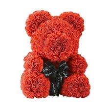 We are not able to produce offensive or copyright material. Faux Red Rose Teddy Bear 25 Cm 10 Tall By Flowers By Emil