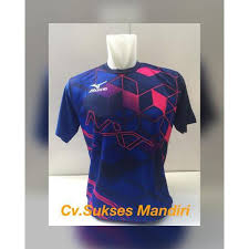 Baju kualita printing anti luntur dan pecah. Kaos Volly Mizuno Sochim Com