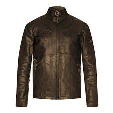 Barbour International Arielston Leather Jacket Brown Motorcycle Jackets Free Uk Delivery Brown Leather Jacket Cafe Racer Clothing Leather Jacket