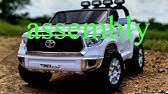Never more than 2 children to ride the vehicle simultaneously. Toyota Tundra 12v Ride On Truck W Remote Control From Big Toys Direct Ep 1 Btd Tundra B12vblk Youtube