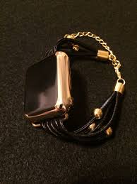 Black Apple Watch Band 38mm Apple Watch Bracelet Bands Black Leather Straps 38 Mm By Timekits Apple Watches For Women Apple Watch Bracelet Band Apple Watch Fashion