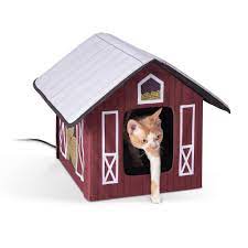 Maybe you would like to learn more about one of these? K H 20w Heated Outdoor Kitty House Barn Design Cat Bed 18 L X 22 W Petco