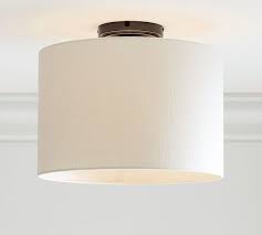 4.6 out of 5 stars. Linen Drum Shaded Flush Mount Pottery Barn