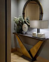 The Entrance Hall At Our Westminster Project With Our Bespoke Console Table Design Console Table Decorating Modern Console Tables Designer Console Table