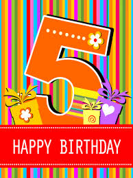 Fifth Birthday Birthday Wishes For My 5 Year Old Son Happy 5th Birthday Card Birthday Greeting Cards By Davia Old Birthday Cards Happy 5th Birthday Birthday Greetings